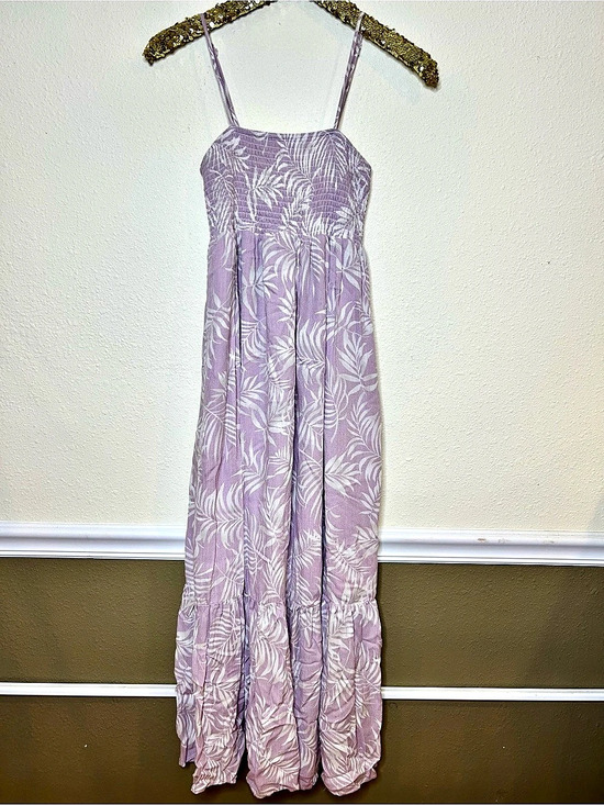 Eden & Olivia Dresses & Skirts - Eden & Olivia Floral Maxi Dress in Purple & Cream Size Small Like New